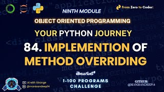 Method Overriding in Python | Your Python Journey – 100 Programs [OOP - Polymorphism]