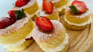 Mini Victoria sponge cakes