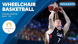 🏀 Wheelchair Basketball Highlights | Day 10 | Paris 2024 Paralympic Games