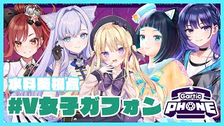 【#V女子ガフォン】みんなでGartic PHONE お絵描き伝言ゲーム！水科葵視点【水科葵/ジェムカン】