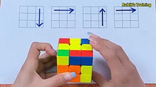 how to solve rubik's cube 3x3 - cube solve magic trick