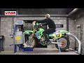 Dyno test Kawasaki KX500 with VHM cylinder head with Dyno graph