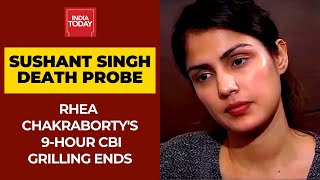 Sushant Death Probe: Day 3 Of CBI Questioning Of Rhea Chakraborty Ends