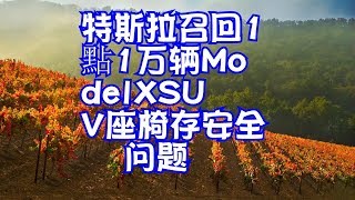 特斯拉召回1點1万辆ModelXSUV座椅存安全问题