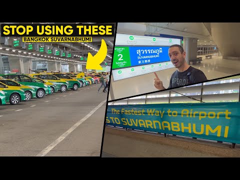 ¡Deja de usar los taxis del aeropuerto! Enlace ferroviario al aeropuerto de Bangkok Suvarnabhumi