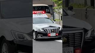 埼玉県だけ⁉️バリアフリーの一環の緊急走行と警らを分ける赤色灯‼️超変わった光り方をする210系クラウンパトカー‼️