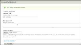 Create CSV Data Graph Question