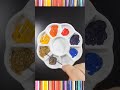 mixing red yellow blue grey colors colormixing paintmixing satisfying