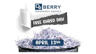 FREE Shred Day 2024 - what you need to know!