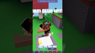 HE CHEATED IN A 1V1 AND STILL LOST.. 😂 💀 - Roblox Bedwars #shorts