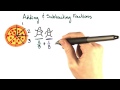 Adding and subtracting fractions - Intro Algebra Review