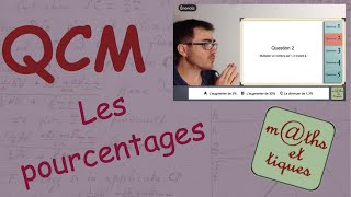 QCM : Les pourcentages - Seconde