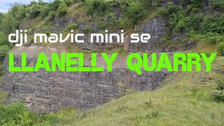 EXPLORING LLANELLY QUARRY,  DJI MAVIC MINI SE