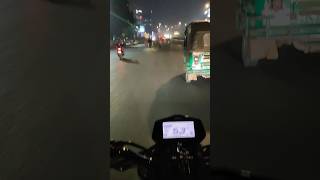 ১ মিনিটে মহাখালী ফ্লাইওভার ক্রস করলাম... #shorts #mohakhali #bike #night