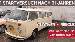 Motorschaden oder nicht? Erster Startversuch nach 31 Jahren.