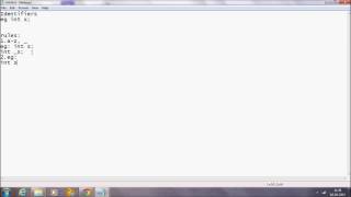C Programming tutorial - Part 8 Identifiers .