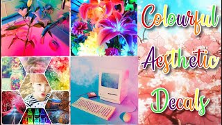 Colorful Aesthetic Decal Codes