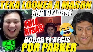 🤣FULL RISAS🤣 KINGTEKA LOQUEA A MASON POR DEJARSE ROBAR EL AEGIS POR PARKER | #dota2