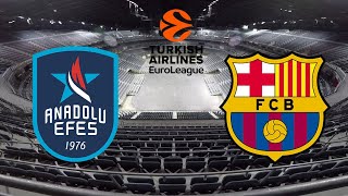 Barcelona vs Anadolu Efes  İzle | Euroleague Final | Final Four 2021