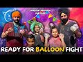 Ready for balloon fight | Holi 2024 | Gursirat Gurfateh Fam Vlogs