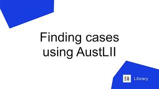 AustLII - Finding Australian Cases