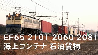 EF65 2101 2060 2081 朝貨物 2023.2.6