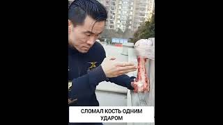 Китаец одним ударом сломал кость. Самый сильный удар. Смертельный удар