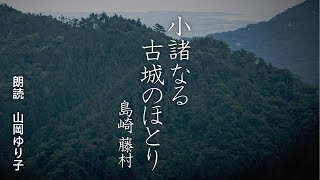 『小諸なる古城のほとり』島崎藤村 【朗読】山岡ゆり子【字幕付き】 #朗読 #アナウンサー #ナレーター #ナレーション #島崎藤村 #小諸なる古城のほとり #詩