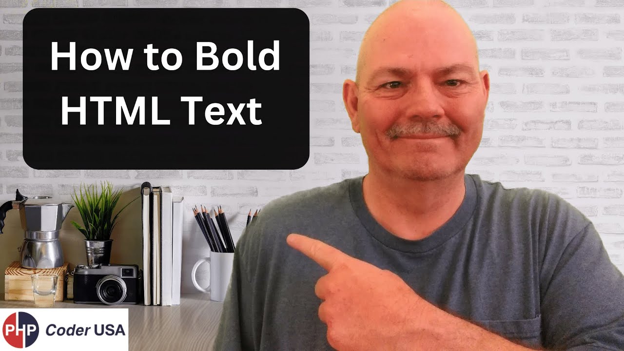 How To Bold HTML Text Using The Bold And Strong HTML Tags - YouTube