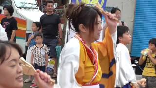 夢福人　よさこい滑川 in ふるさと龍宮まつり２０１７