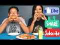 Try not to talk English+ Mukbang 😂🤗