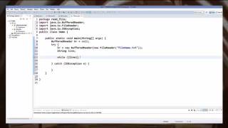 Java Tutorial 39 How to Read file using Java