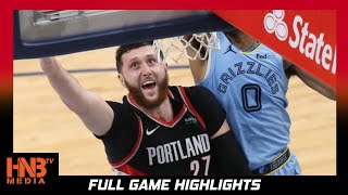 Portland Trailblazers vs Memphis Grizzlies 4.28.21 | Full Highlights