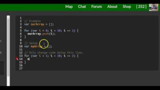 Iterate Odd Numbers With a For Loop, freeCodeCamp Basic Javascript
