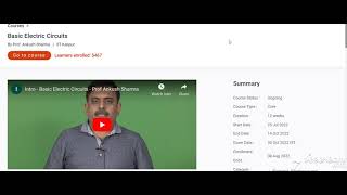 🔥💥WEEK 8💥🔥BASIC ELECTRIC CIRCUITS ASSIGNMENT SOLUTION💥💥