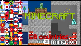 MINECRAFT MARBLE RACE 50 COUNTRIES ELIMINATION