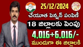 తెలంగాణ ఆసరా చేయూత పెన్షన్ డబ్బులు||4016+6016 ఖాతాలోకి||Telangana aasara cheyutha pension update