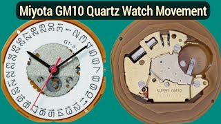 Miyota/Citizen GM10 Quartz Watch Movement - How to disassemble and assemble tutorial.