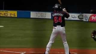 14 イースタンリーグ　ロッテ対ヤクルト 川崎成晃選手（熊本ゴールデンラークス）