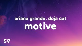 Ariana Grande, Doja Cat - Motive (Lyrics)