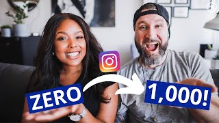 0 TO 1000 FOLLOWERS ON INSTAGRAM: Beginner's Guide to Growing On Instagram Organically