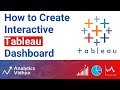 Build Interactive Dashboard using Tableau | Analyzing Sales Data | #datavisualization