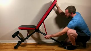 How to Adjust Flybird Weight Bench FB299(8 backrest postions \u0026 3 seat positons)