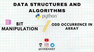3.5. Odd Occurrence in an Array | Python | Data Structures and Algorithm
