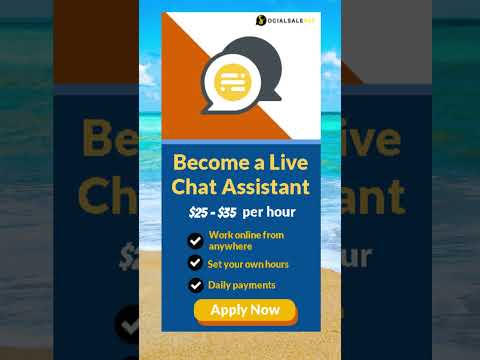 Become a live chat assistant from home