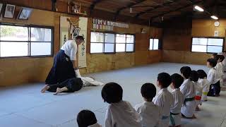 【合気道象水館】　稽古　『正面打ち小手返し』　#aikido　＃長野県　＃松本市　＃合気道　＃合気道象水館