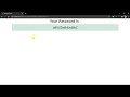 Random Password Generator Project in django python | hindi/urdu #1