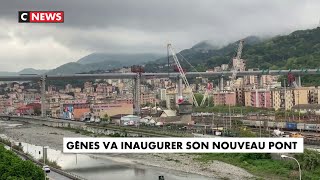 Le nouveau pont de Gênes inauguré, deux ans après son effondrement