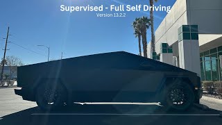 Supervised Full Self Driving - Cybertruck | Version 13.2.2 - Navigate to Craig Ranch Park