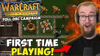 WoW Player Tries Warcraft 1 For The FIRST TIME (Full Orc Campaign)